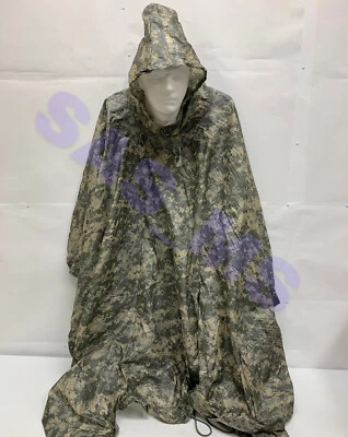 $99.99 • Buy New Usgi Army Acu Digital Wet Weather Poncho Nwt 2555
