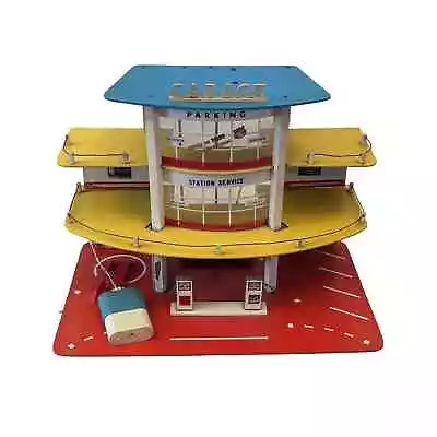 Depreux Garage Parking Service Station Vintage Wooden Toy Model Esso French • $199.95
