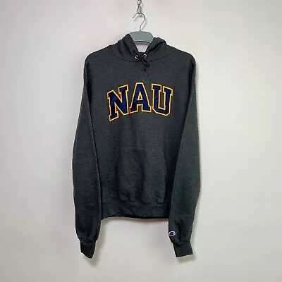 Champion Northern Arizona University Hoodie Pullover Grey Size S • £24.99