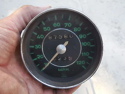 Porsche 912 VDO Speedometer Date Stamped 10/66  902 741 102 12  • $405