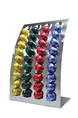 NEW Nespresso Coffee Capsules Pod Holder Stand/Dispenser Stainless Steel • $19.95