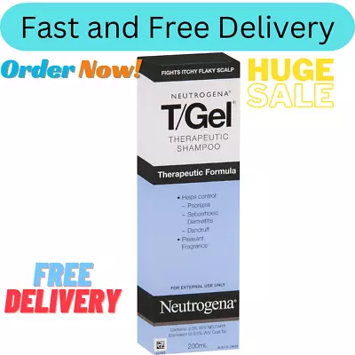 Neutrogena T/Gel Pleasant Fragrance Therapeutic Shampoo 200mL • $13.12