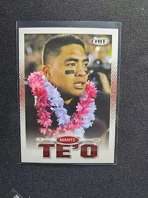 2013 SAGE Hit Football Manti Te'o RC Red Foil #5 • $1.49