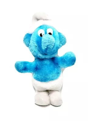 Vintage 1981 Peyo 7  Plush Smurf Toy Doll Wallace Berrie & Co.  • $5.94