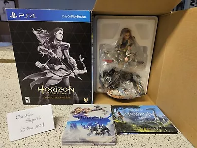 Horizon: Zero Dawn Collector's Edition PS4 Complete  W/ Statue Art Book & Game • $150