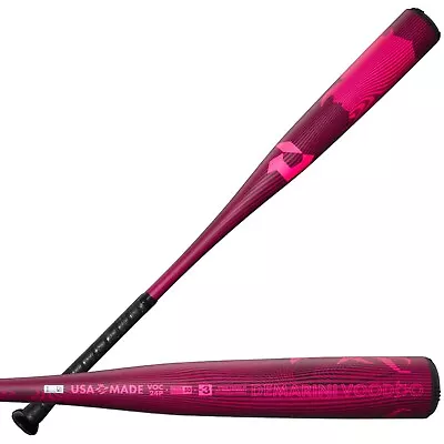 BRAND NEW 2024 DeMarini Voodoo One Pink (-3) 33/30 BBCOR Baseball Bat WBD2557010 • $228.51