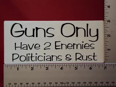 2nd Amendment  Home Security Anti Obama NRA Political Gun Window Sticker Decal  • $4.99
