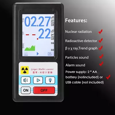 BR-6 Geiger Counter Nuclear Radiation Detector Personal Dosimeter X-Ray Beta Gam • £43.99