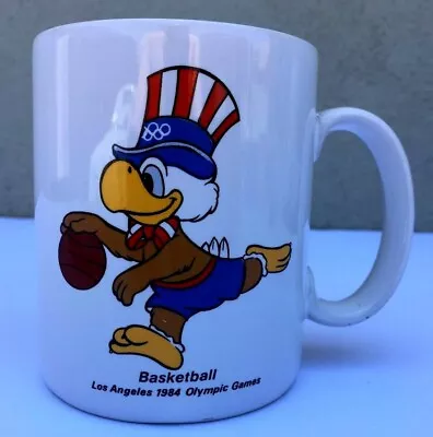 Olympic Games 1984 Los Angeles Olympics Basketball Papel Mug Cup Rare • $9.72