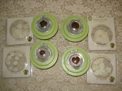Epiphany Crafts BUTTON PUNCHES Round 20 Round 14 Heart 20 Flower 20 & Buttons • $19.99