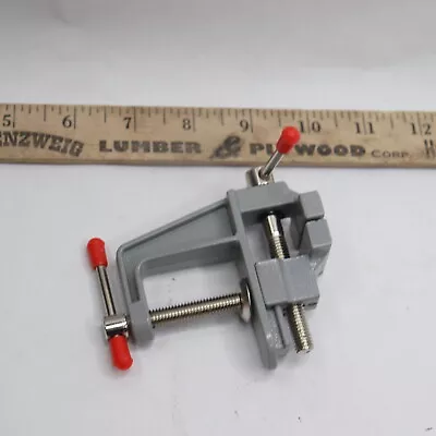 Mini Bench Vise Table Swivel Lock Clamp Cast Aluminum 5067680354 • $3.58