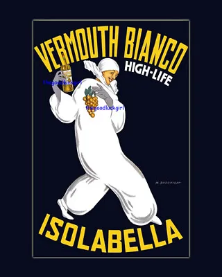 5x7 Isolabella VERMOUTH BIANCO Vintage French Alcohol Advertisement Art Print • $7.99