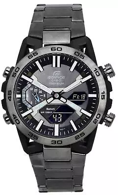 Casio Edifice Sospensione Bluetooth Alarm Tough Solar ECB-2000DC-1A Mens Watch • $314.92