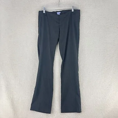 Gap Maternity Women's Solid Gray Straight Leg Dress Work Stretch Pants Size 1 • $9.99