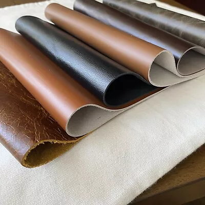 Antique Style Genuine Leather Offcuts 20×30cm Cowhide Pieces  • $12.50