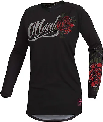 O'Neal Women's Element Threat Roses Jersey - Motocross Dirt Bike Offroad ATV • $27.99