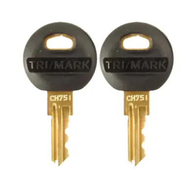 $8.50 • Buy (2-pack) Tri/mark Rv Locks Baggage Door Utility Rv Keys *kr