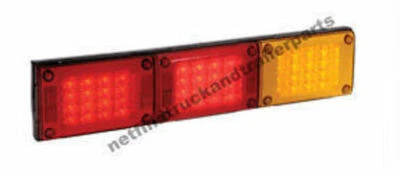 $329.09 • Buy LED Lighting - LED Jumbo Triple Combination Lamp (Amber/Red/Red) Truck & Trailer