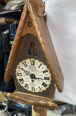 Unique 1960s The New England Clock Company Wind Up Clock Parts Only Untested • $70