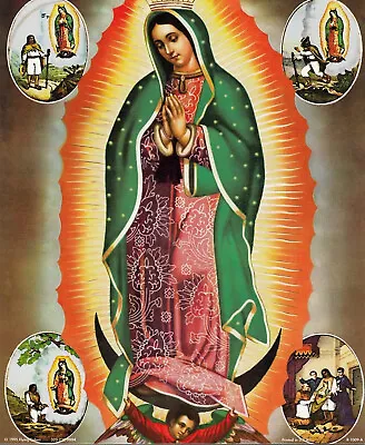 Virgin Mary Our Lady Of Guadalupe Mexican La Virgen De  Art Print Poster (16x20) • $22.99