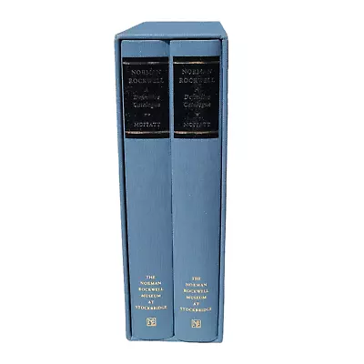 Norman Rockwell: A Definitive Catalogue By Laurie N. Moffatt HC 1986 2 Vol. Set • $98