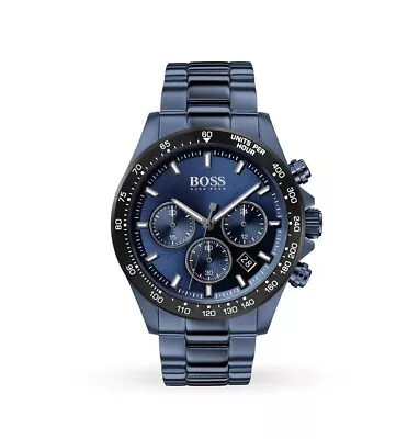 £89.90 • Buy Hugo Boss Hb1513758 Hero Blue Stainless Steel Strap Men's Watch New With Warrnty