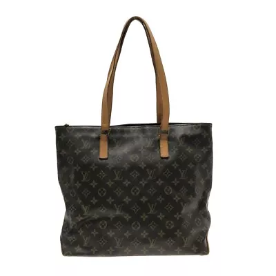 Auth LOUIS VUITTON Cabas Mezzo M51151 Brown Monogram DU0074 Shoulder Bag • $346