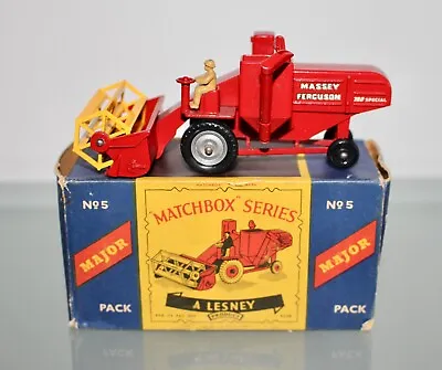 Matchbox Major Pack No.5. Massey Ferguson  780  Combine Harvester. VNM & Boxed. • $74.60