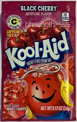 £1.99 • Buy Kool Aid Black Cherry Flavour Drink Mix Sachets US Import Multi-buy Discount