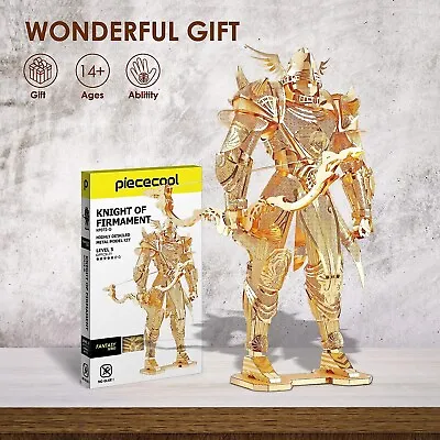 Piececool 3D Puzzles Knight Of Firmament Mecha Metal Model Handmade Toys Gift • $23.99