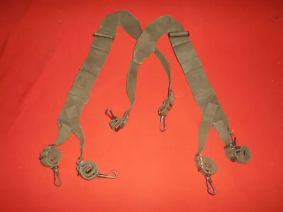 U.s.army : 1948   Suspenders  M-1936 Militaria 1948 Canvas • $34.99