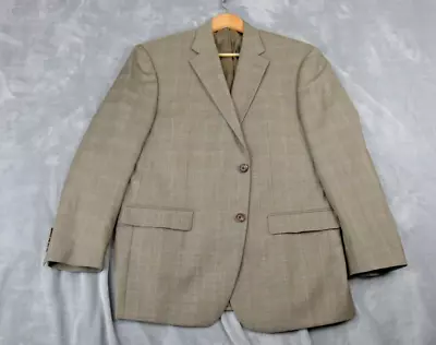 Lauren Ralph Lauren Blazer Men's 42R Brown Check Sport Coat Jacket Blazer • $28.88