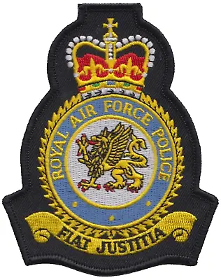 Royal Air Force Police RAFP MOD Crest Embroidered Patch • £14.50