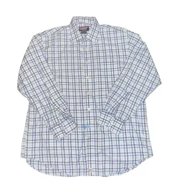 Vineyard Vines Murray Long Sleeve Men’s Gingham Plaid Shirt Size XL • $22.27