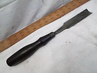 Nice Antique D.R. Barton 1  Gouge Carving Chisel Carpentry Woodworking Tool  • $79.99