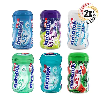2x Mentos Pure Fresh Variety Pack Gum ( 50 Pieces Per Bottle ) Mix & Match! • $16.58
