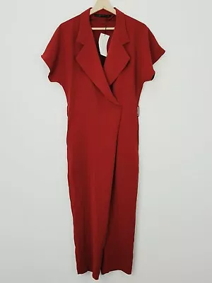 $55 • Buy [ ZARA ] Womens Short Sleeve Jumpsuit NEW + TAGS  | Size XS Or AU 8