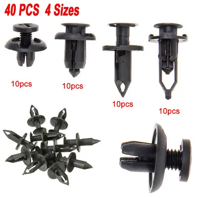 40pcs Car Push Retainer Pin Body Bumper Rivet Trim Moulding Clip Kit Accessories • $7.13