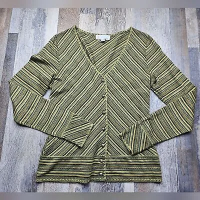 Missoni Green Cardigan Buttons XS Womens Made In Italy • $89