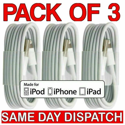 £2.99 • Buy Heavy Duty USB Charger Sync Wire Cable Lead For IPhone 11 XR XS 8 7 6s IPad AIR
