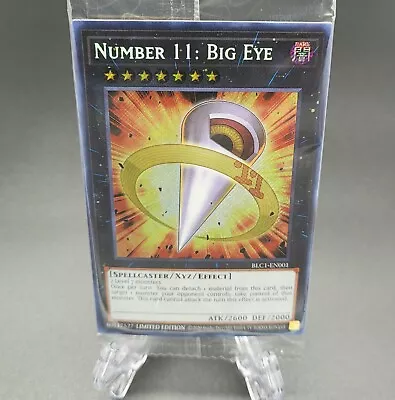 Yu-Gi-Oh! Number 11: Big Eye BLC1-EN001 NM Secret Rare Limited Ed - Sealed • $5