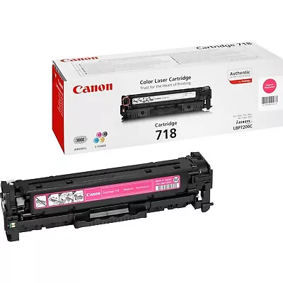 Canon Original Magenta Laser Toner Cartridge 718 226863 • £55