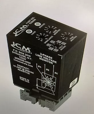 ICM Controls 3-Phase Monitor #408 • $28