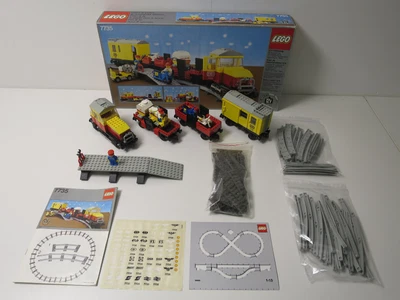 £378.47 • Buy (AH 7) LEGO 7735 Freight Train Railway 12 Volt Original Packaging & Ba With Inlay Complete