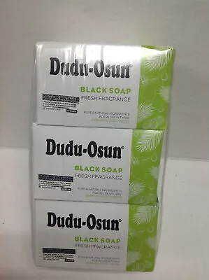 $19.99 • Buy 6X 100% All Natural Dudu Osun Black Soap Anti Acne,Fungus,Blemish,Psoriasis 