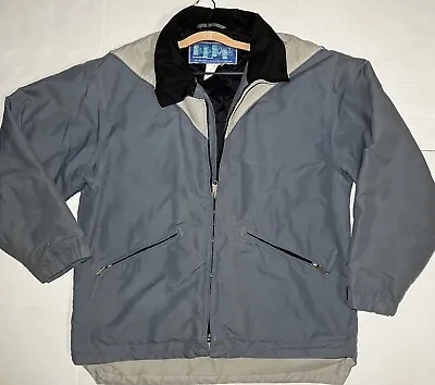 Vintage Sessions Snow Jacket Mens Large Gray/blue Outdoor Ski  Jacket • $45