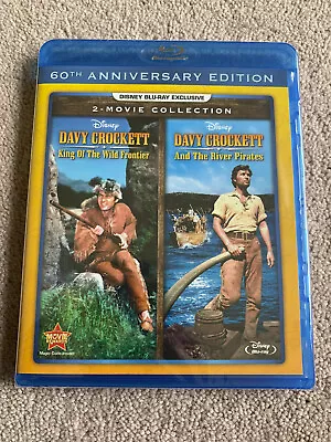 Disney Movie Club Exclusive - Davy Crockett 2-Movie Collection Blu-ray NEW • £66.58