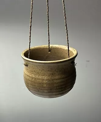 Vandor Imports Japan Stoneware Hanging Planter Vintage 4” Across • $19.99