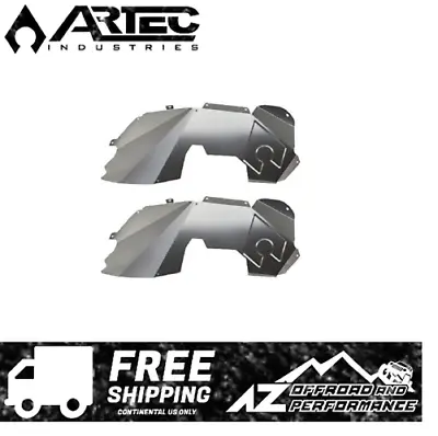 ARTEC Solid Front Aluminum Inner Fender Kit Fits 07-18 Jeep Wrangler JK JK2107 • $435.99