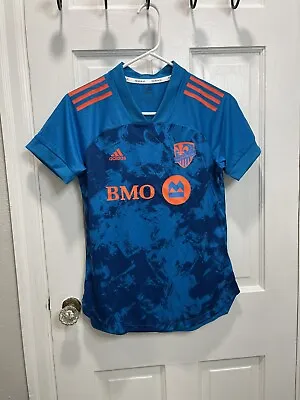 Adidas Montreal Impact Prime Blue Soccer Jersey Women’s Size Small BMO NWT RARE • $28